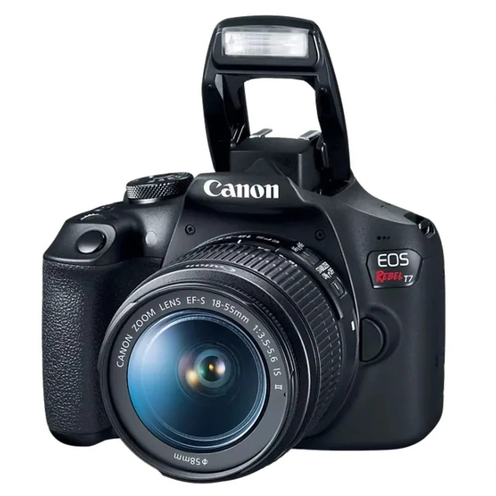 Canon Black Digital Camera with DSLR Design and 18-55mm Zoom Lens